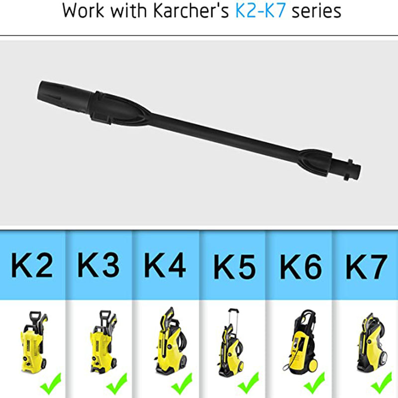 Pistolet de pulvérisation à haute pression, laveuse électrique pistolet à eau compatible avec K2 à K7