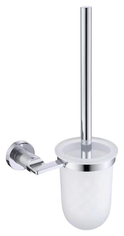 Flora Toilet Brush Holder Chrome Bathroom