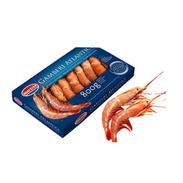 Frozen sea food paper boxes packaging