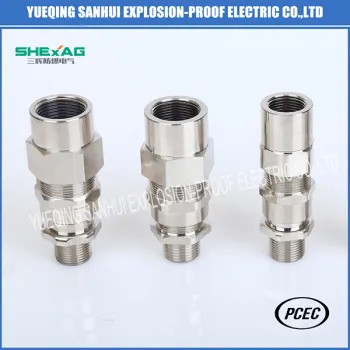 Double compression cable gland with male&female thread
