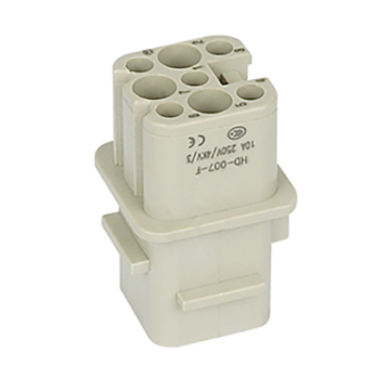 HD-007 500V Plastic Injection Molding Hot Runner Heavy Duty Connectors