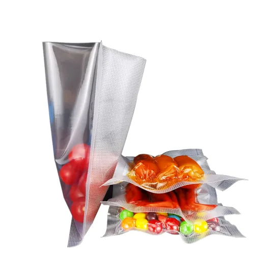custom print transparent vacuum seal meat packaging