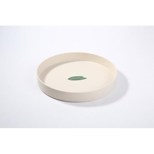 unbreakable round deep serving tray