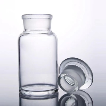 Breiter Mund -klarer Reagenzflasche mit Stopper 1000 ml