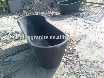 china blue limestone bathtub