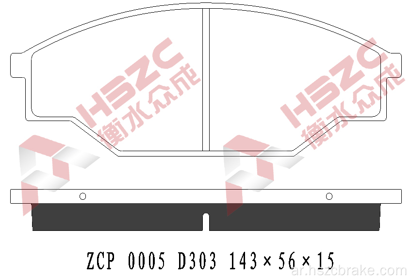 FMSI D303 CAR CAR CERAMIC BRAKE