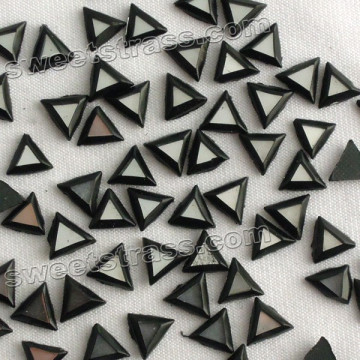 Triangle flat back rhinestone hot fix for clothing