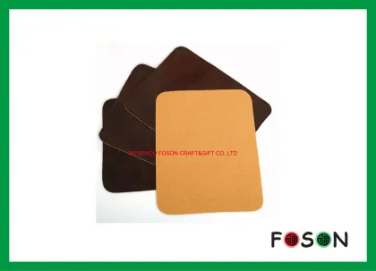 Blank Square Ergonomic Leather Mouse Pad , Computer Mouse Mat