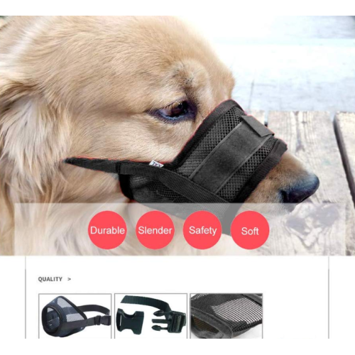 Anti-Barking Dog Muzzle Mouth Cover