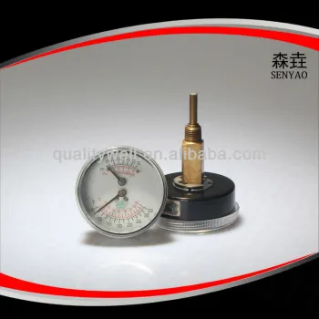 Black steel case Boiler Gauge