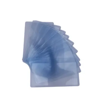 PVC 3X Magnifying Plastic Card Size Credit Card Magnifier with Fresnel Lens