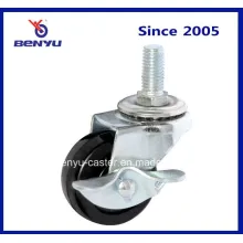 TPU Durable Industrial Swivel Hard Rubber Caster Wheel