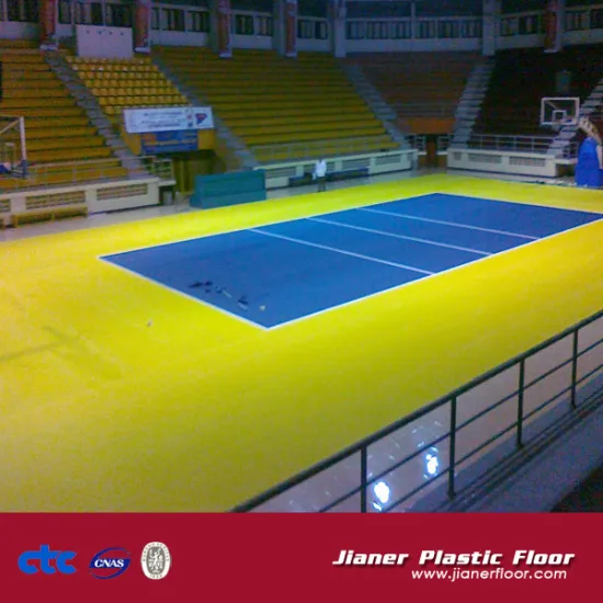 tennis PP interlocking flooring for volleyball sport court