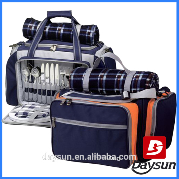 Picnic cooler bag 4 person picnic bag with blanket