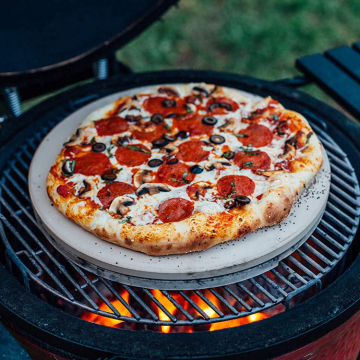 High Quality Bbq Pizza Grilling Stone Round Cordierite Pizza Stone For Pizza Oven