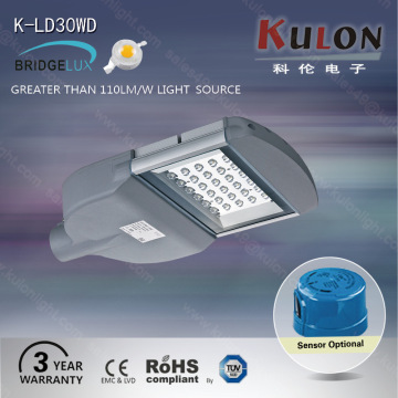 Hot sale road project fixtures 3300lm 30w led street lights