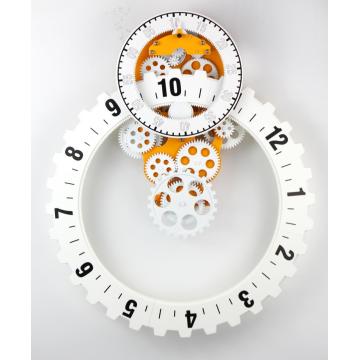 No.3 Big Silver Gear Wall Clock