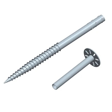 Galvanized Ground Screw For Solid Foundation