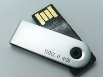Personnalisé, 4Go, 8Go, 16Go, 32Go pivotante métal Micro Usb 2.0 Flash Drives Memory Sticks