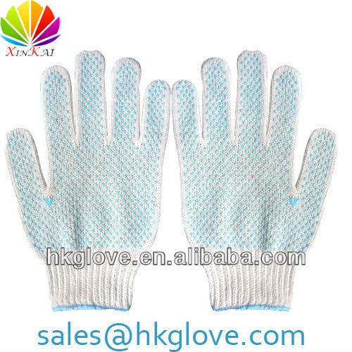 Two Side Pvc Dots Glove Made In China HKA4089