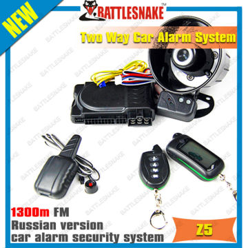 TOMAHAWK Z5 fm two way car alarm system for two way Car Alarm system