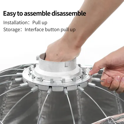 AMBITFUL 90CM Deep Parabolic Softbox with Honeycomb Grid for Profoto Mount Flash