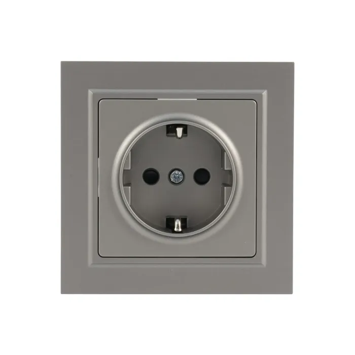 Soket Dinding Schuko Tunggal UE 16A