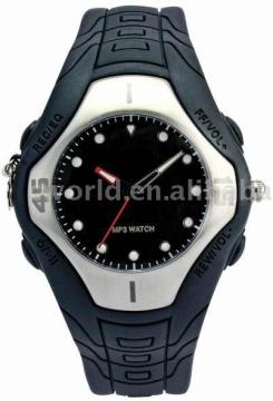 Mp3 Sports watch--black