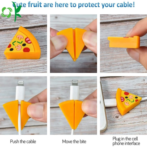 Cable Bite Fruit Silicone ตัวป้องกันสายเคเบิล