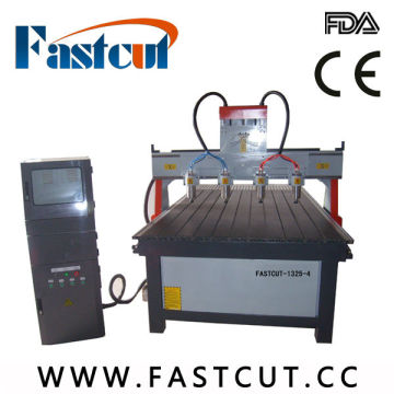 High precison factory price logo signs woodworking marking multi-heads wood carving machine price