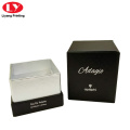 Caixa de presente de embalagem de perfume de papel personalizado preto