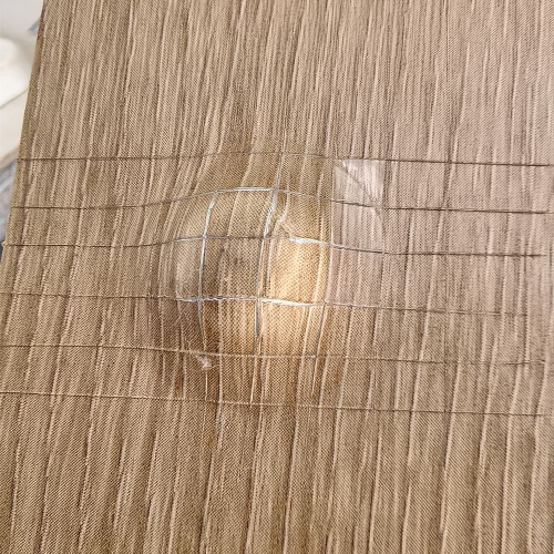 Métal laminé à membrane polymère à grain naturel