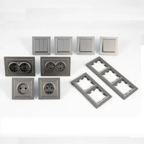 Розетка 10А Российская без заземляющего устройства Белая