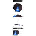 Folding umbrella with base