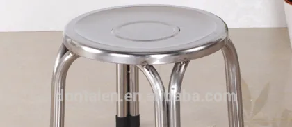 Update International Stainless Steel Top Work Stool bar stool