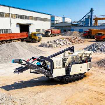 Pabrik Penghancur Seluler Terlacak untuk Pemrosesan Batu yang Efisien