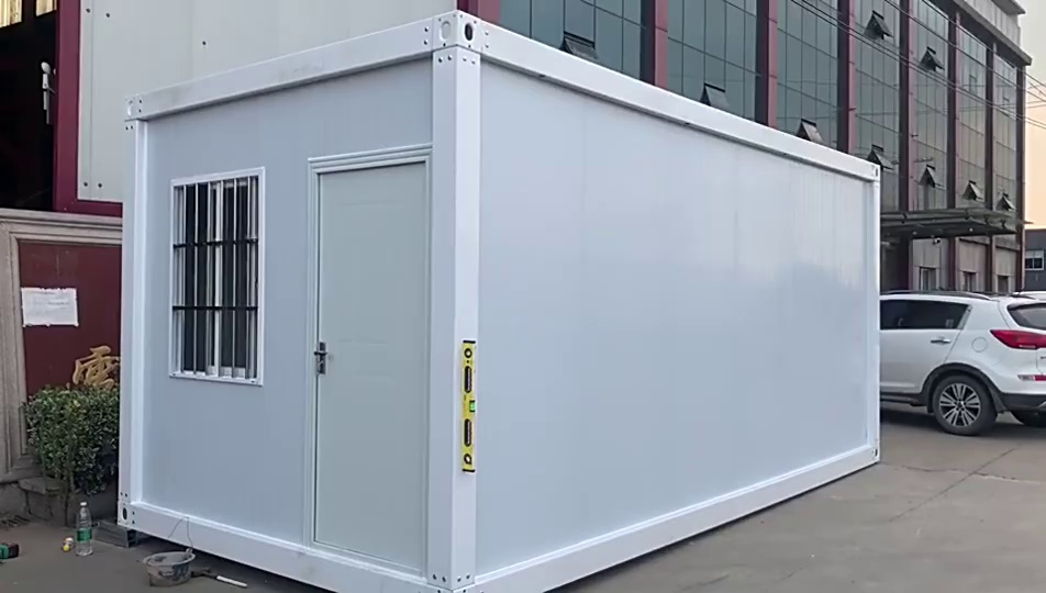 Quick-Assembly Container Shop for Temporary Retail Use