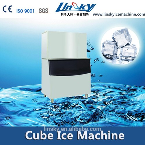 1300lbs/24hr ice cube making machine maker