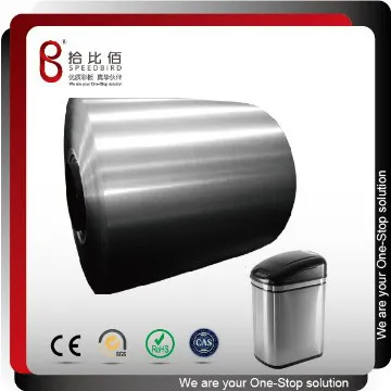 Metalic finish coated steel metal sheet