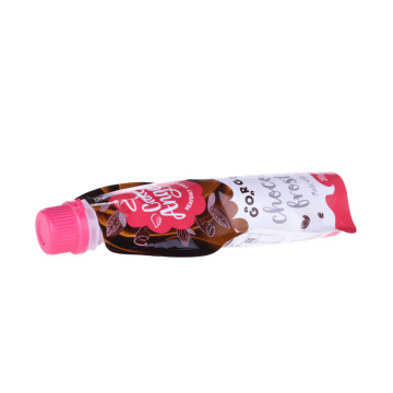 Custom Chocolote Milk Packaging Plastic Spout Pouch Bag