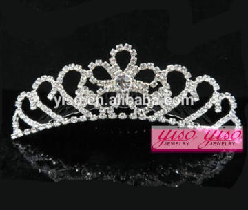 beautiful design rhinestone simple tiara