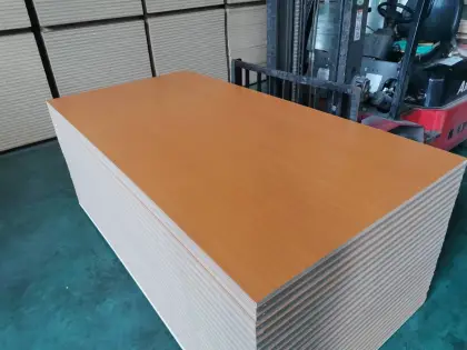 15mm Laminated Wood Grain Color Furniture MDF Board