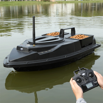Flytec V700 Dual Motors Fishing RC Bait Boat with Ambient Decorative Lights and Low Battery Remind Feature