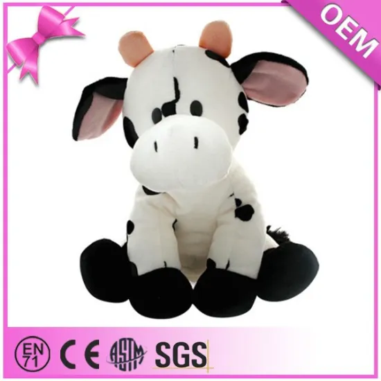 Excellent craft favourite cheap soft plush toy cow