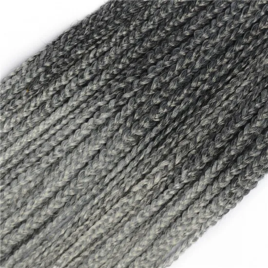 Wholesale 24 Roots Kanekalong Box Braids Crochet Hair 18 Inch Brown Crochet Box Braiding Hair Extension for Women