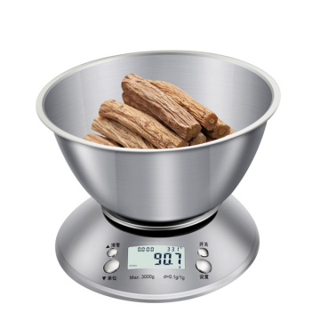 Escala de cocina digital de acero inoxidable con pantalla LCD - precio asequible