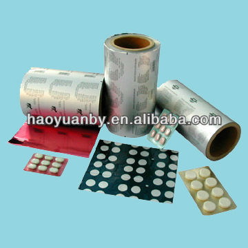 PTP Blister aluminium foil used heat-sealing PVC