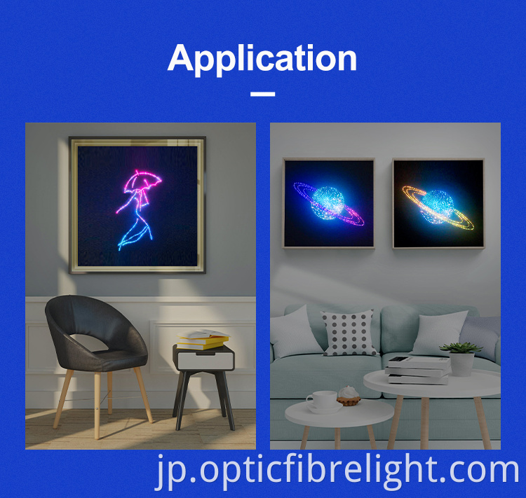 光ファイバー孔孔 Fibre Optic Pitcture