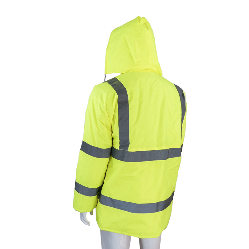 high visibility road traffic reflective safety jacket