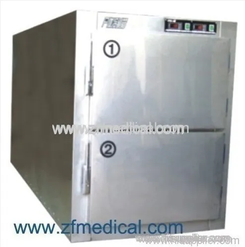 Stainless Steel Double Body Medical Morgue Ice Cooler 
